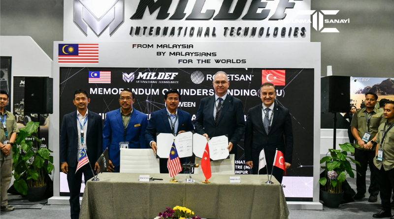 ROKETSAN ile Mildef International Technologies arasında bir Mutabakat Zaptı (MoU) imzalandı.